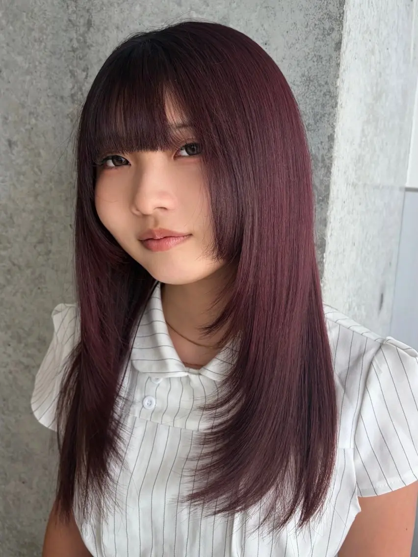 ロング 髪質改善 トリートメント HINA🌟/ボブ /透明感カラー🫧のヘアスタイル