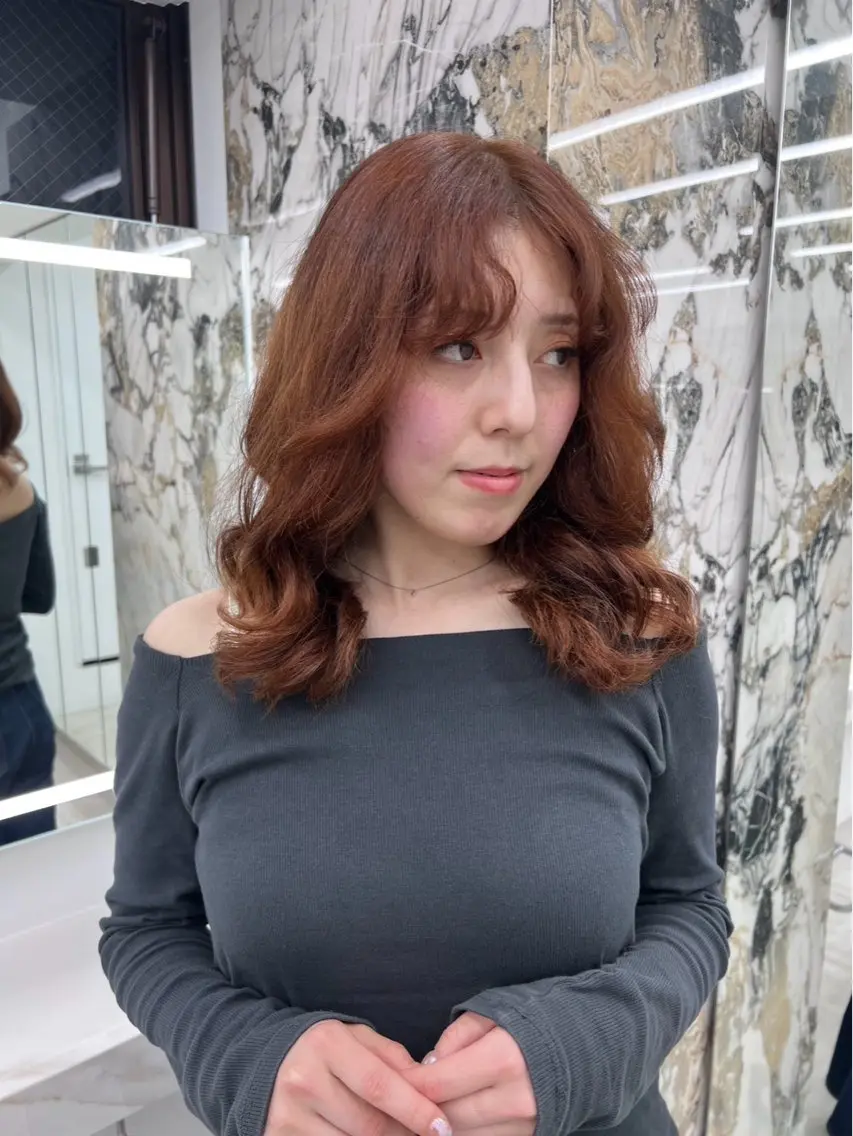 🌷透明感カラーの写真