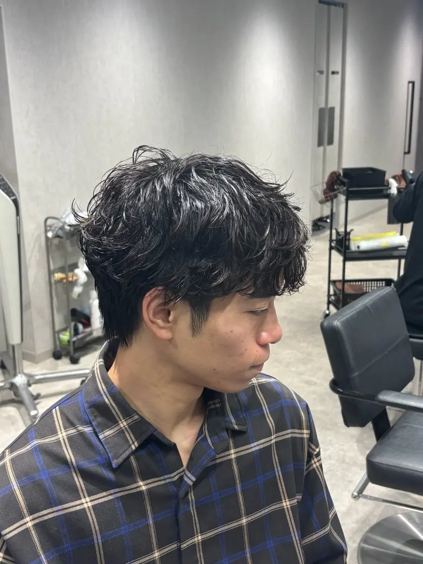 メンズ カット パーマ 吉祥寺メンズパーマ 🔥Reoのヘアスタイル