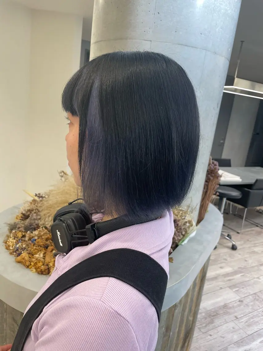 ミディアム ヘアカラー トリートメント ♡似合わせ ♡ハイトーン♡のヘアスタイル