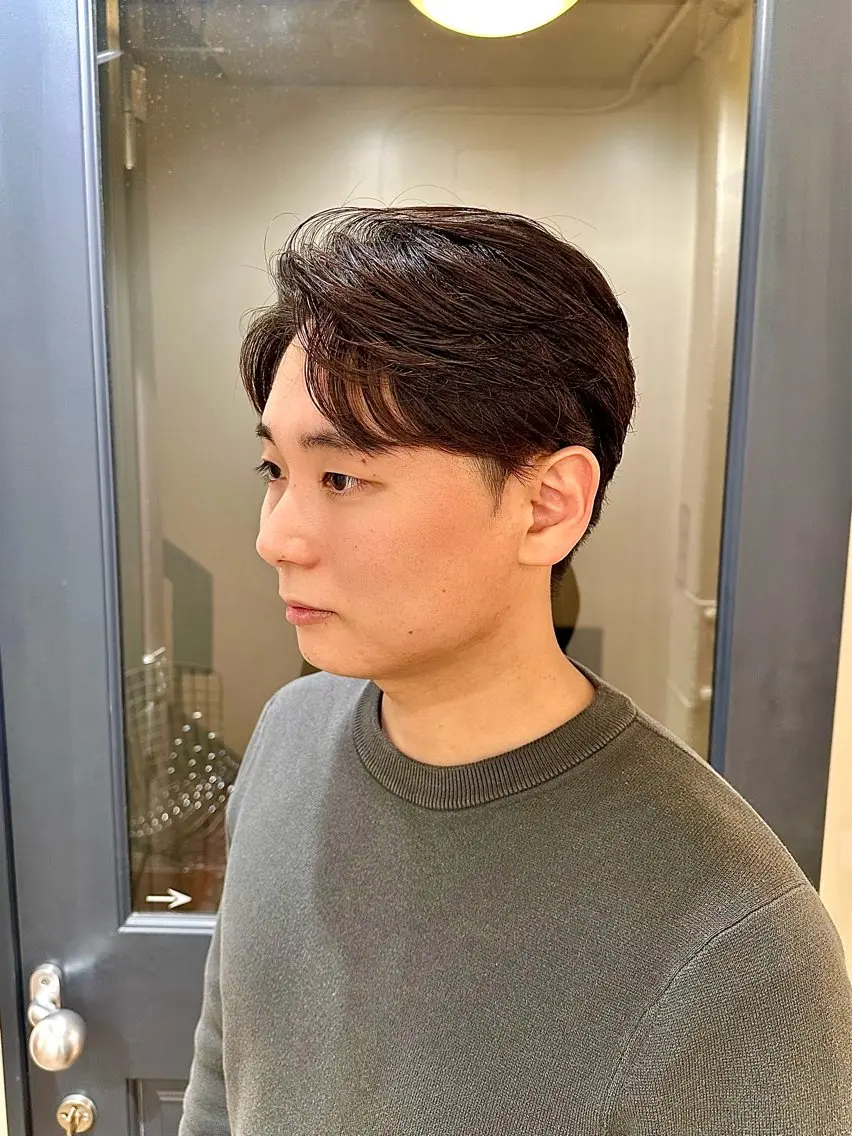 メンズ 七三 似合わせデザイン✨/ 大野 颯平/銀座のヘアスタイル