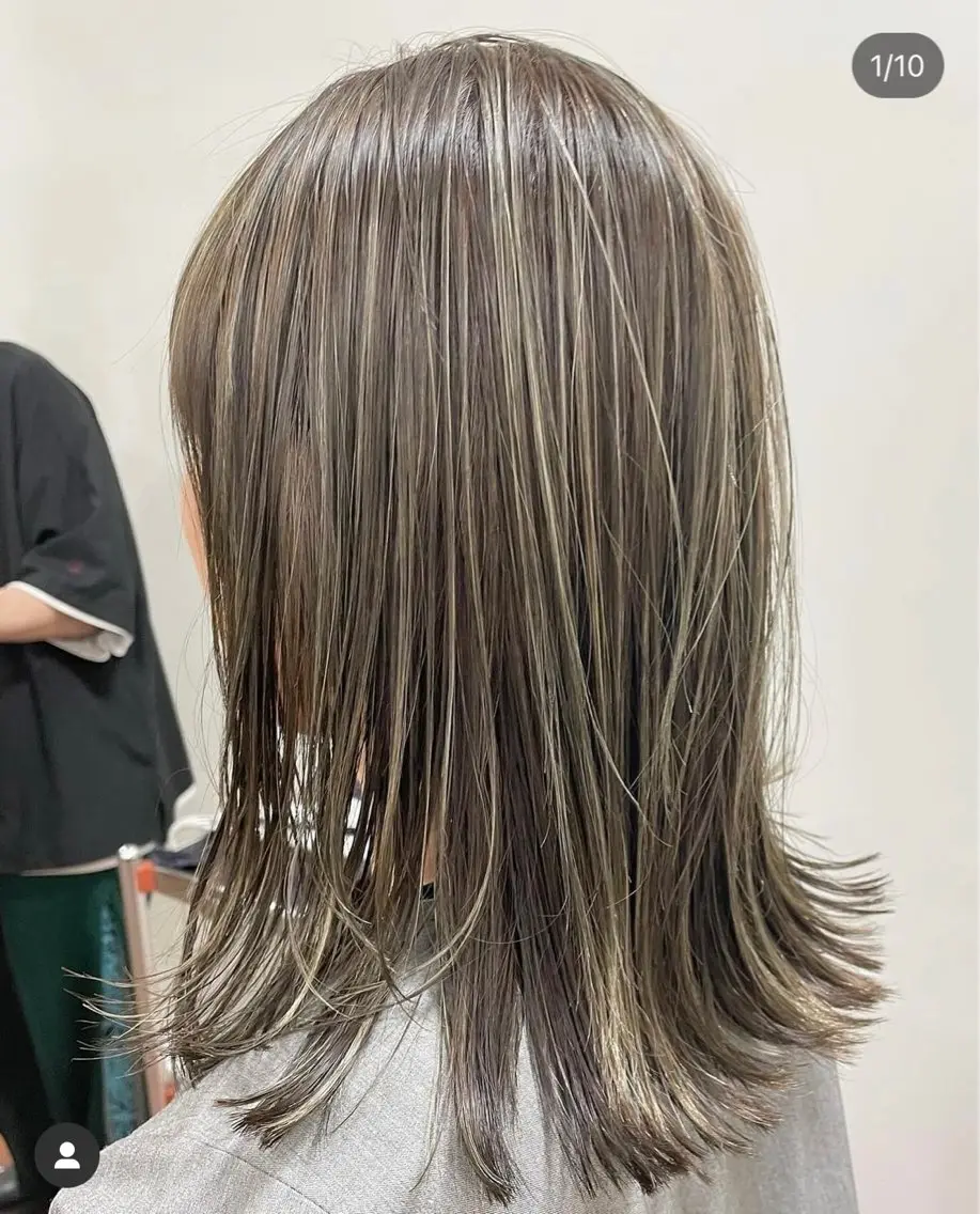 カラー ハイライトカラー (店長)大畑 圭祐のヘアスタイル