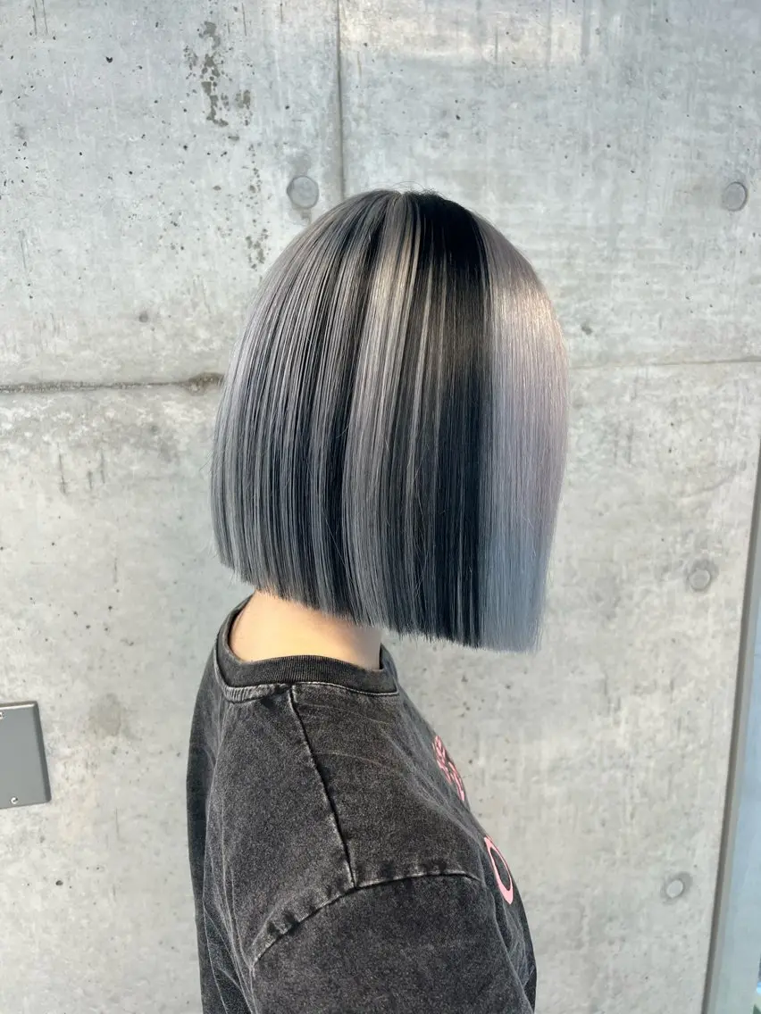 ショート カラー ヘアカラー トリートメント ヘアセット 大人GAL製造機/カ ラー×エクステゆいとのヘアスタイル
