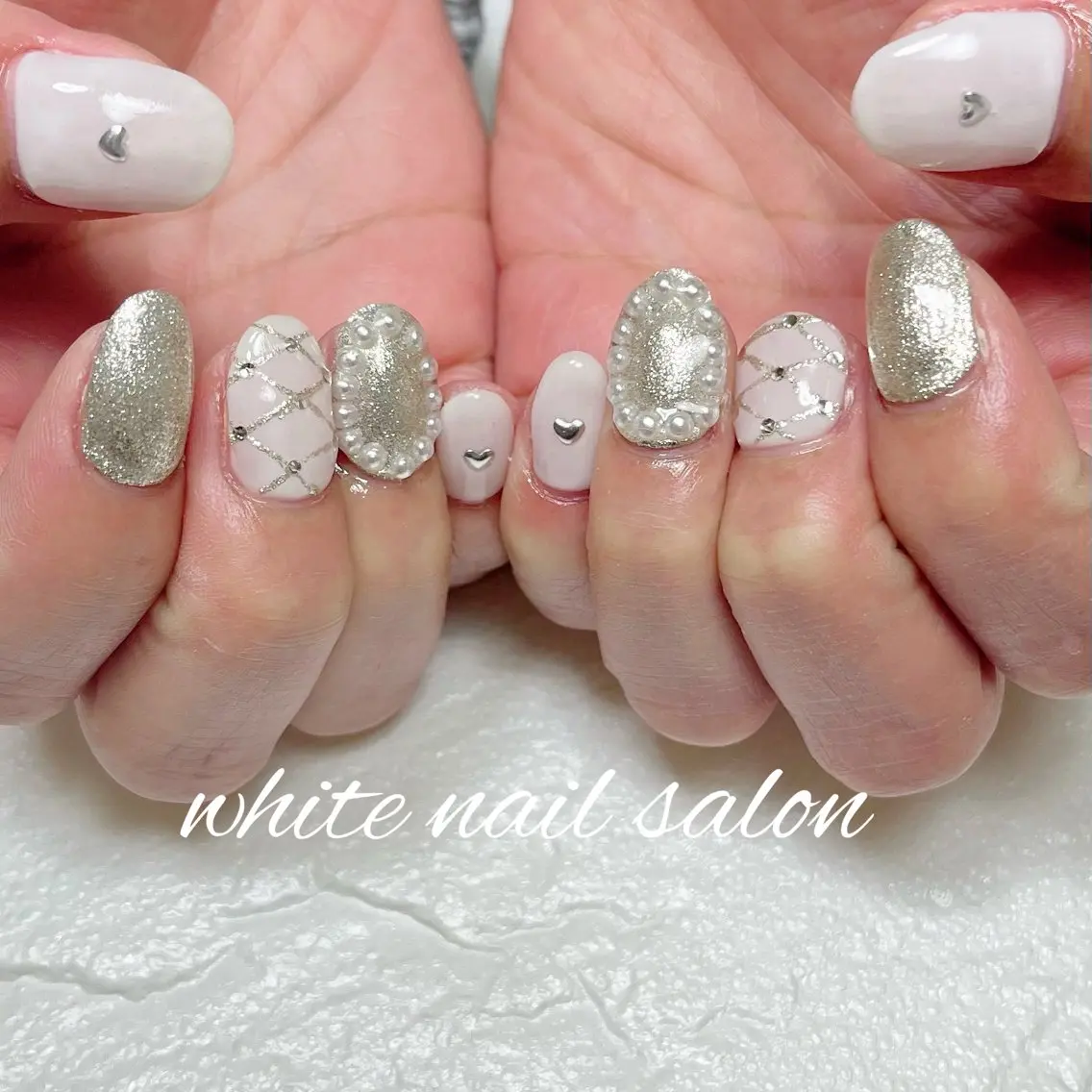 ネイル ハンドネイル white nail salonのネイルデザイン