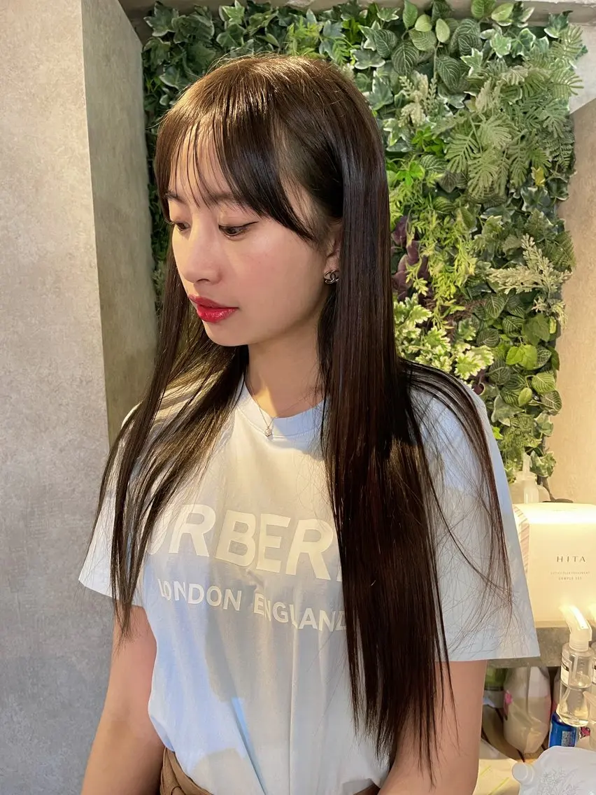ロング トリートメント 透明感カラー🕊🤍 アサノ  マユのヘアスタイル