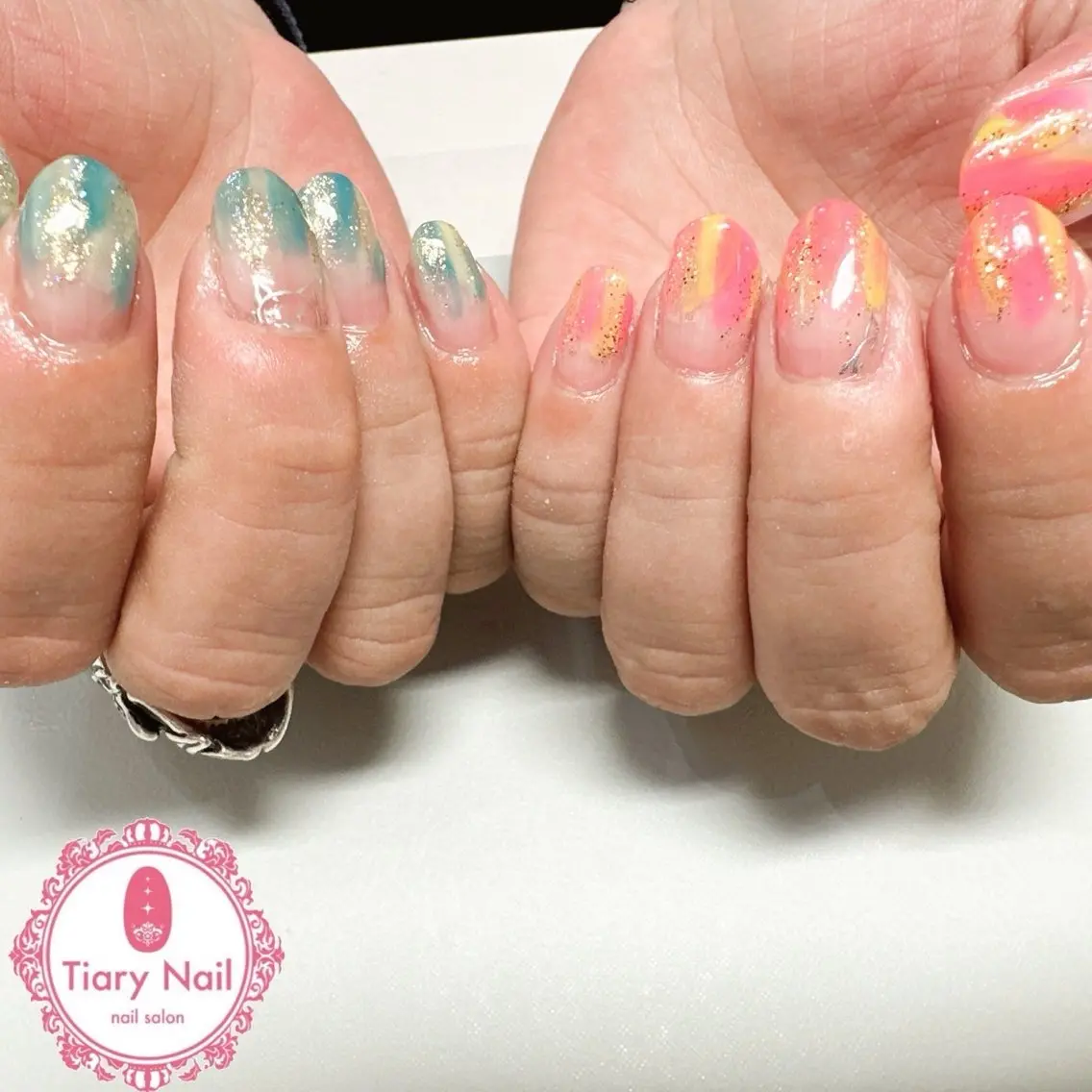 ネイル tiarynail K K🐼のネイルデザイン