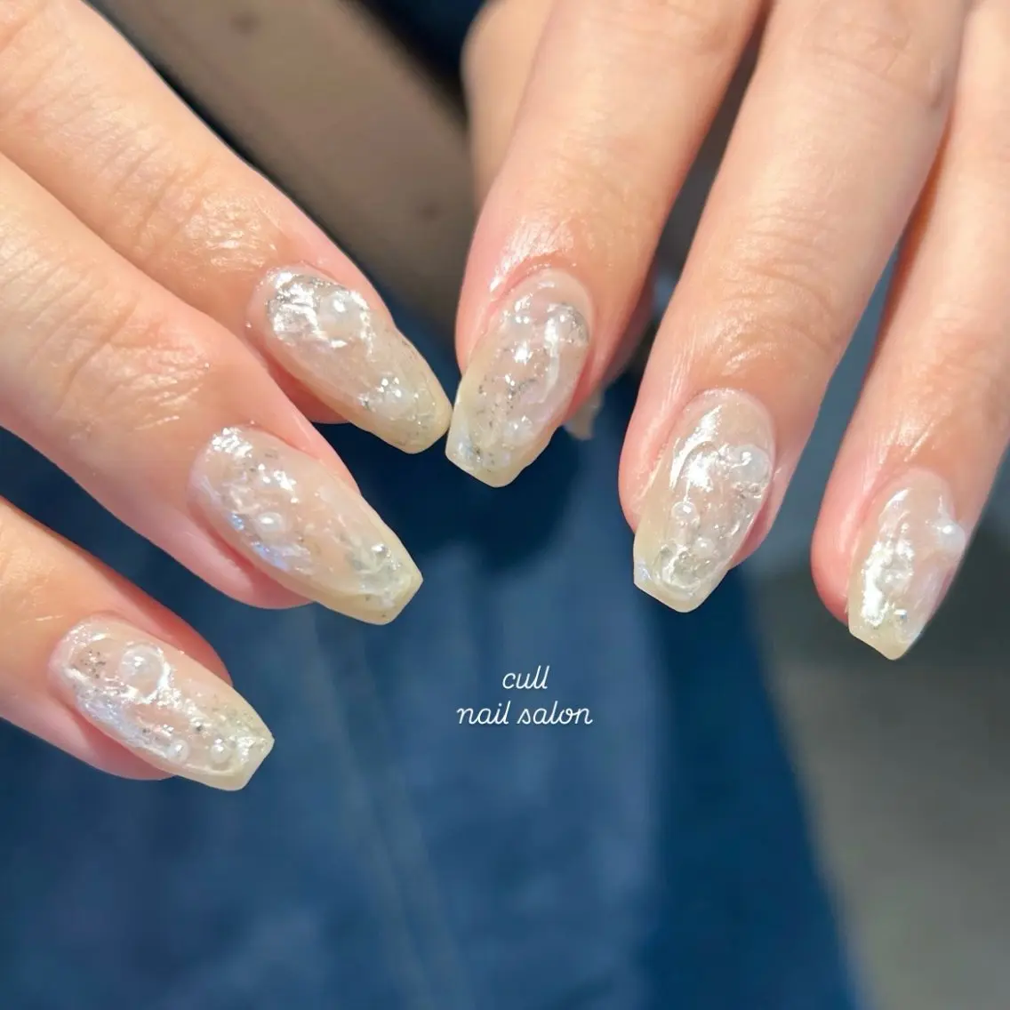 ネイル シンプルネイル ホワイト ハンドネイル minori 🌿のネイルデザイン
