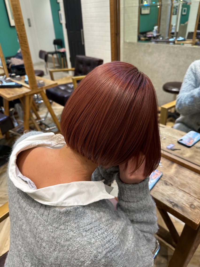 ショート カラー カット ヘアカラー 🌈髪質改善🌈 過去の1艶サラ体験✨のヘアスタイル