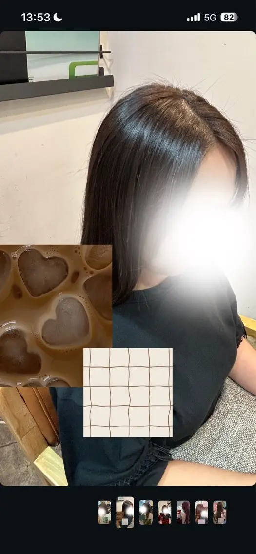 カラー ブラウンカラー ダークブラウン 🌻 ユズカのヘアスタイル
