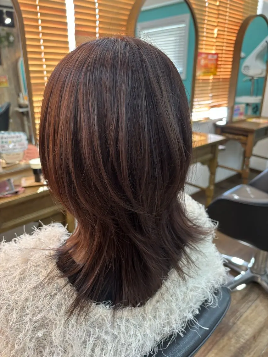 ミディアム 韓国風ショート 募集SHOKIのヘアスタイル