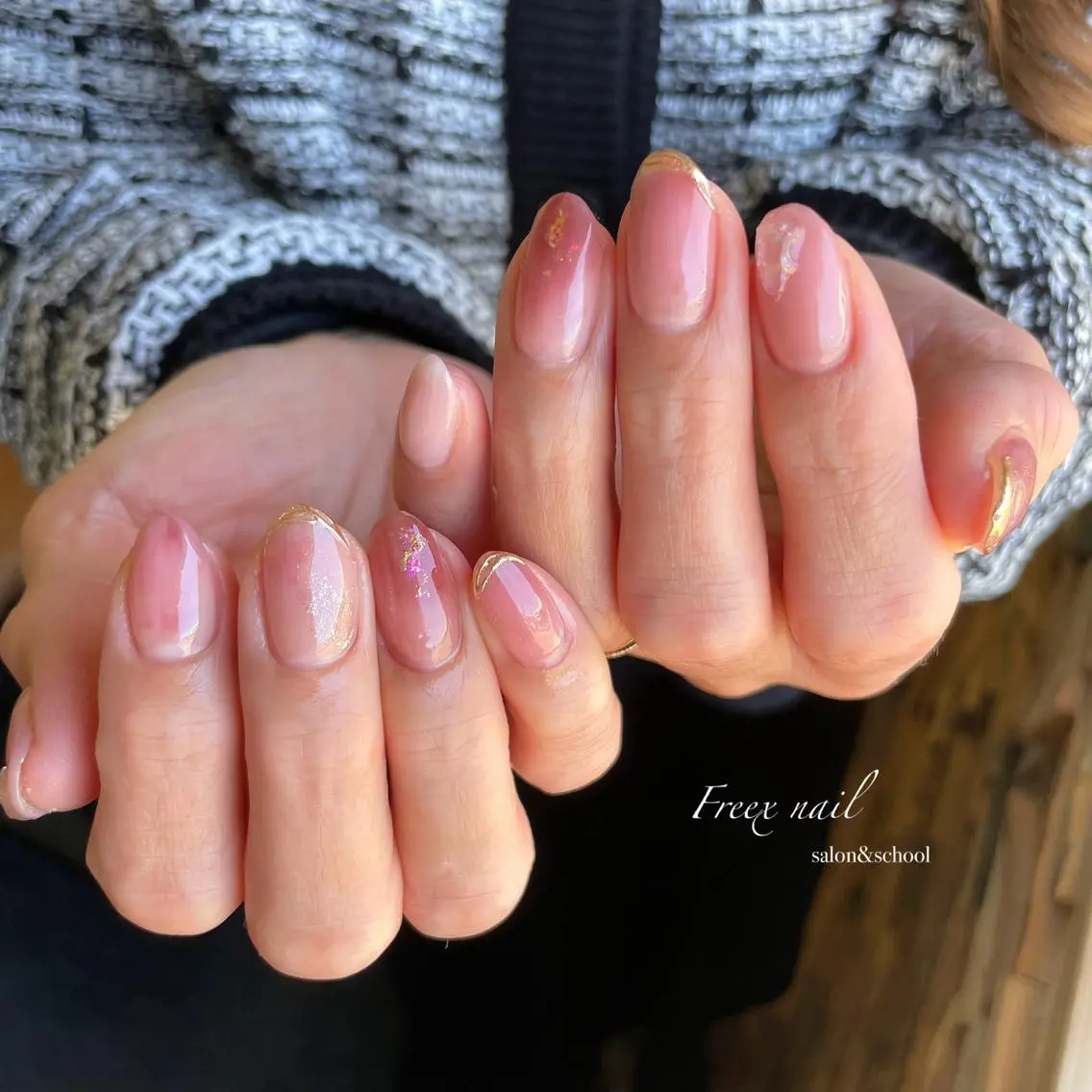 ネイル ハンドネイル ハンドケア freex nail /ニュアンス/個性派のネイルデザイン