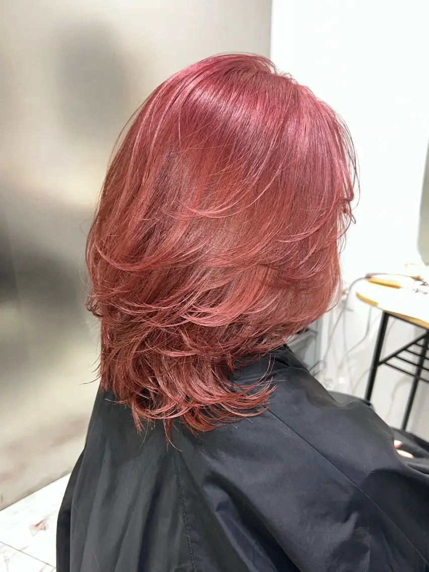 ミディアム カラー オールマイティ美容師 💋𝑨𝑵𝑵𝑨のヘアスタイル