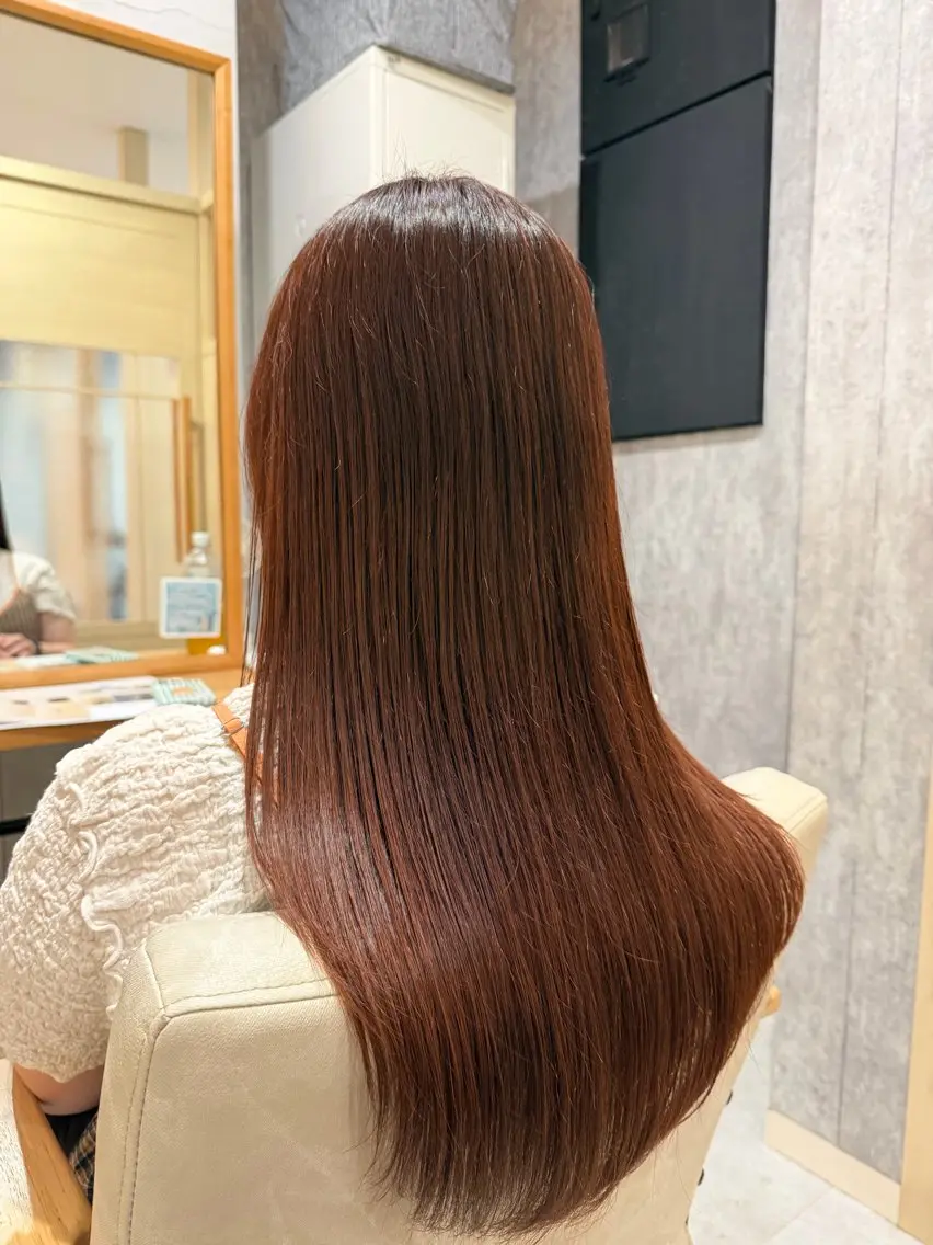 ロング カット ヘアカラー トリートメント KANAMI/透明感 カラー/髪質改善💫のヘアスタイル