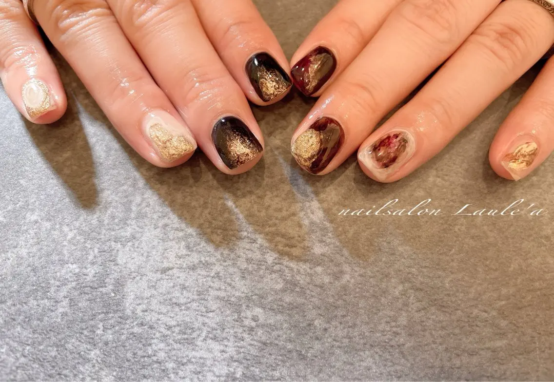 ネイル ハンドネイル nailsalon Laule'aのネイルデザイン