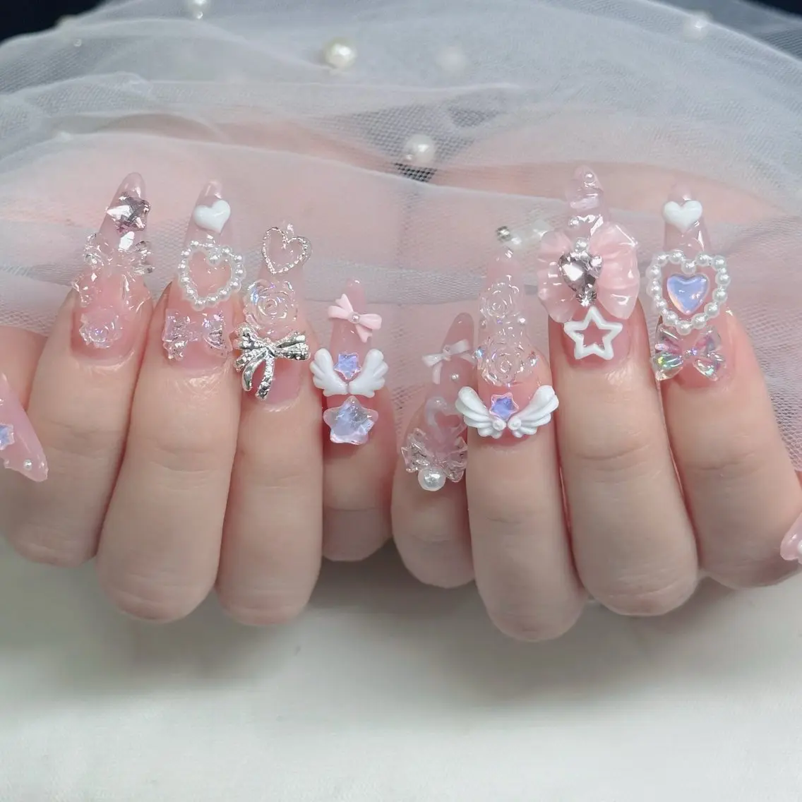 ネイル べっ甲ネイル チークネイル フラッシュネイル フラワーネイル フットネイル ハンドネイル Hani Nail Salonのネイルデザイン