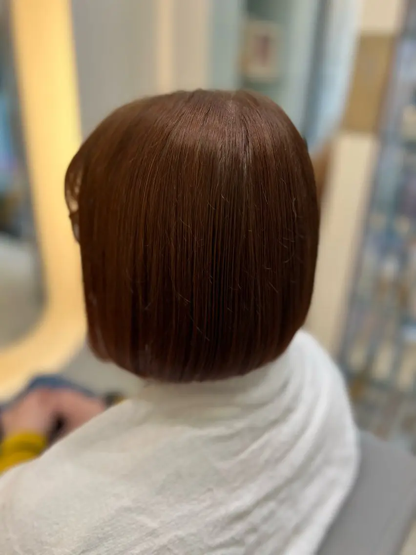 ショート カラー パーマ ヘアアレンジ メンズ カット ヘアカラー トリートメント 堀井 凌平のヘアスタイル