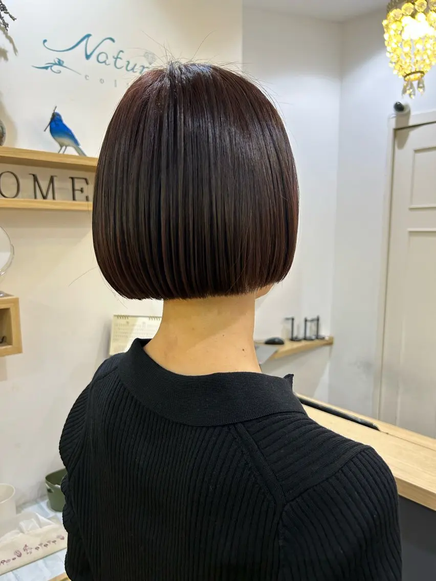 ショート カラー ボブ 髪質改善 奈良 優輝のヘアスタイル