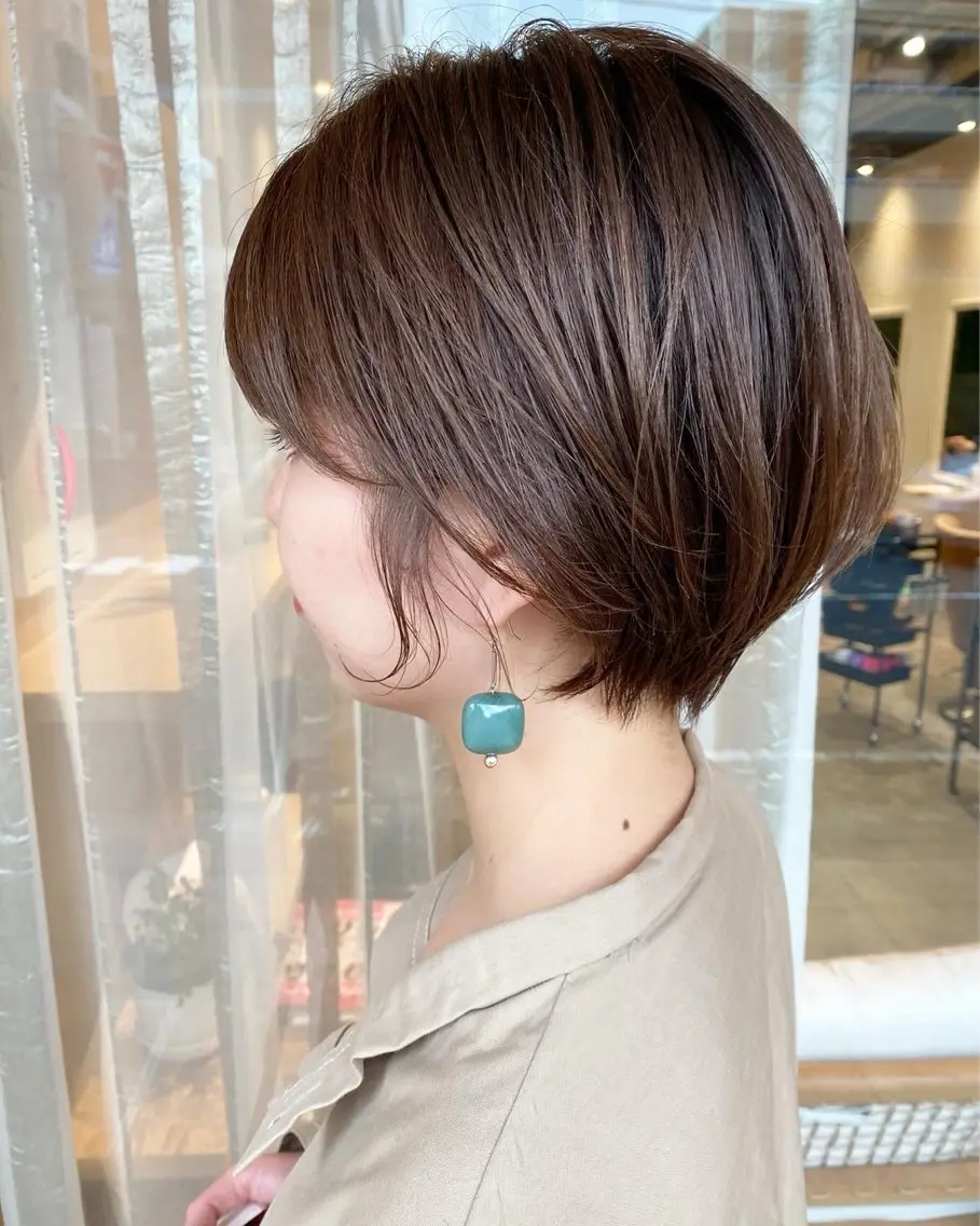 ショート 木村 萌香のヘアスタイル