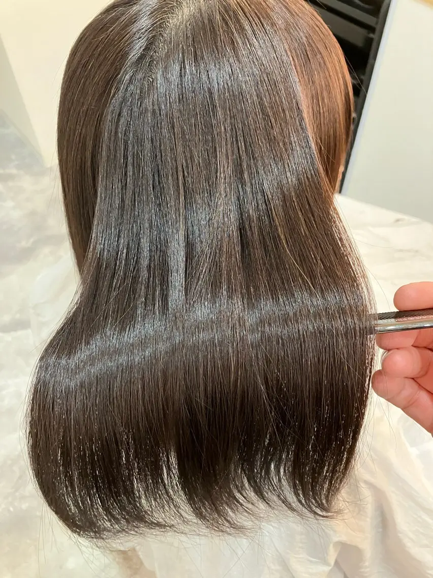 ロング カラー ヘアアレンジ キッズ カット 縮毛矯正 トリートメント 横浜関内髪質改善 re:Magoのヘアスタイル