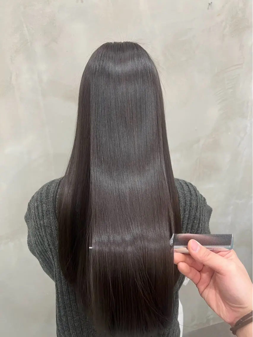ロング カット ヘアカラー トリートメント 🫧Lien mizuki 🫧のヘアスタイル