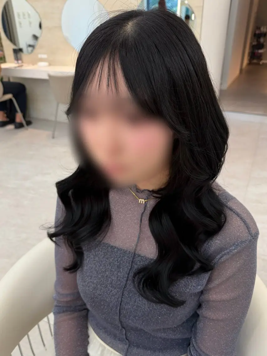 ミディアム エクステ 原宿 韓国ヘアNo. 1 プルエク🎀ねねのヘアスタイル