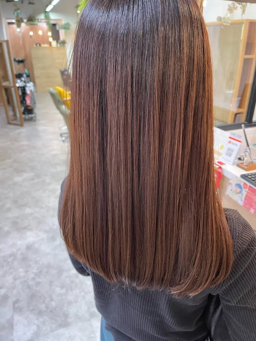 カラー ヘアカラー トリートメント 透明感カラー💎 アレンジ🩰Rimiのヘアスタイル