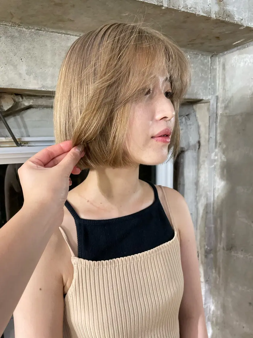 ショート カラー ヘアカラー misa___boo MISAのヘアスタイル