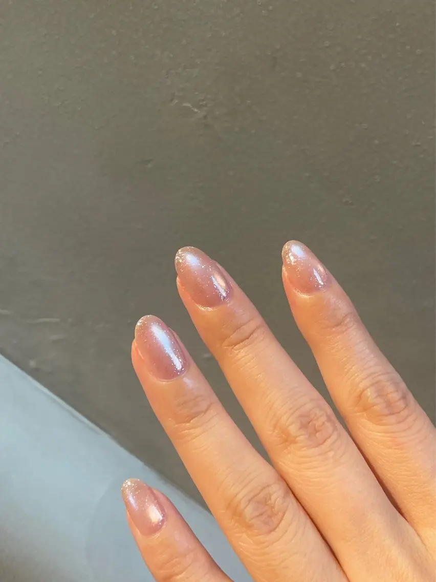 ネイル ハンドネイル Rika🌼 シンプル•マグネットのネイルデザイン