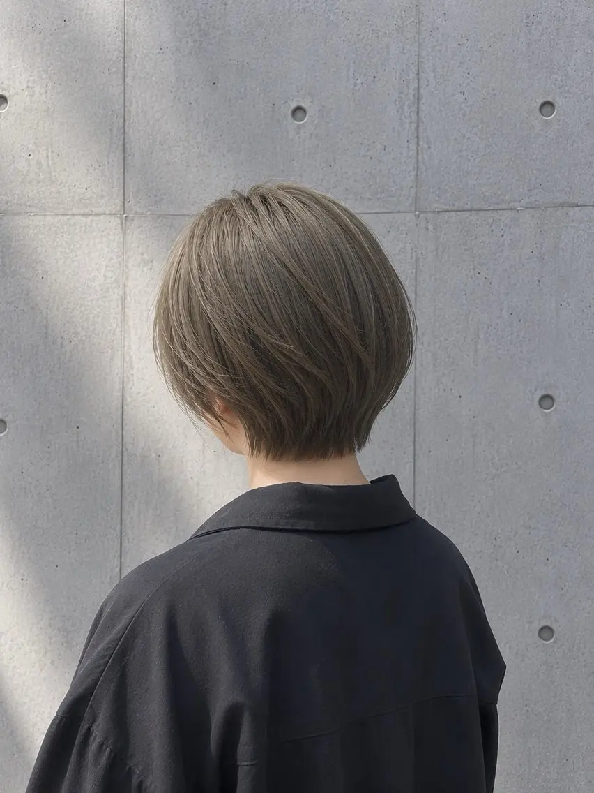 ショート カラー ヘアカラー r i n k aのヘアスタイル