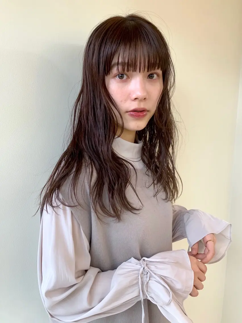 セミロング カット MION✂️ 似合わせカットのヘアスタイル