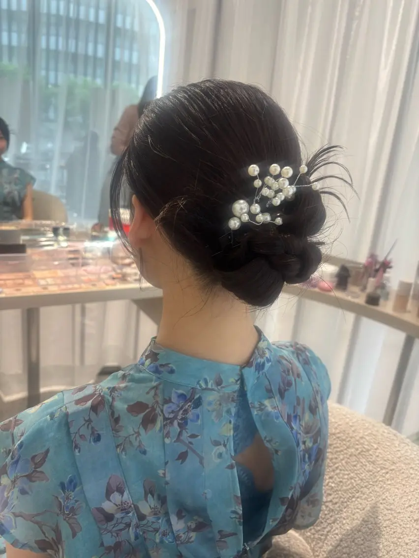ヘアアレンジ RYONA/大阪/ 韓国風レイヤー🎀のマツエク・マツパデザイン