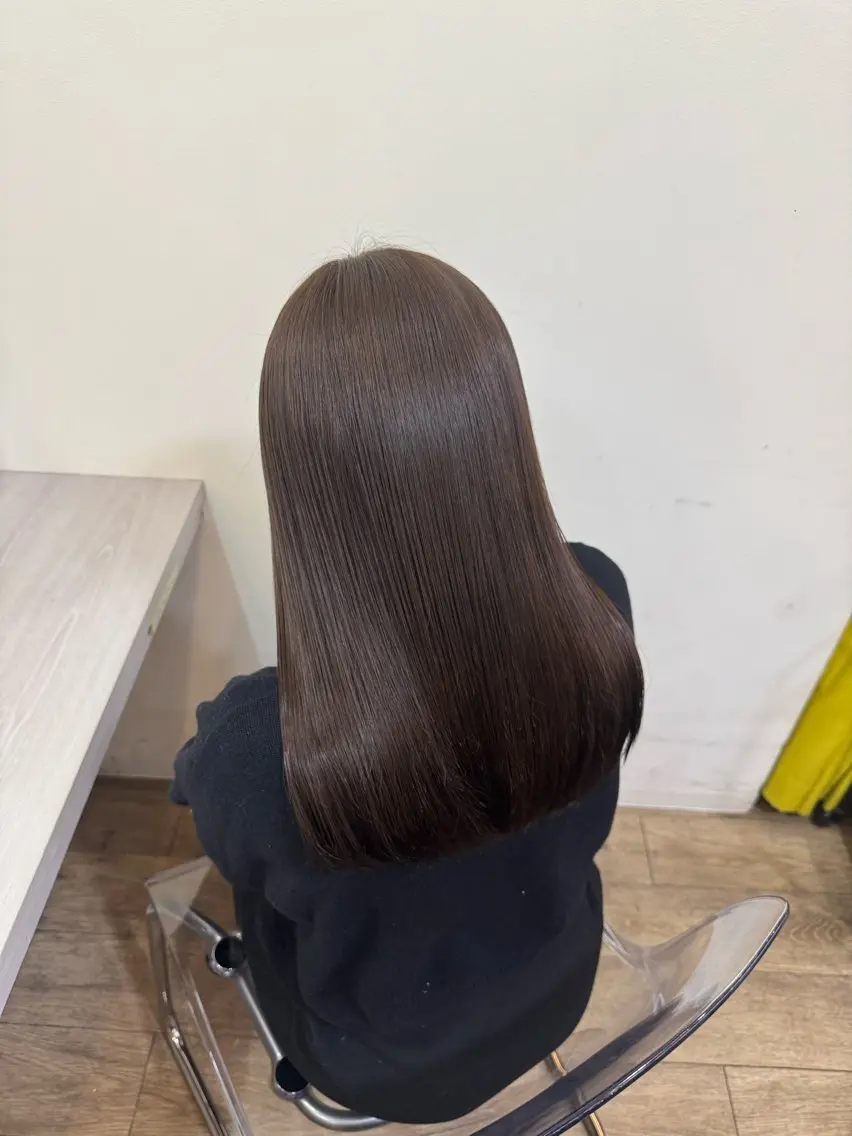 ロング 縮毛矯正 トリートメント 北新地/縮毛矯正 /あやなのヘアスタイル