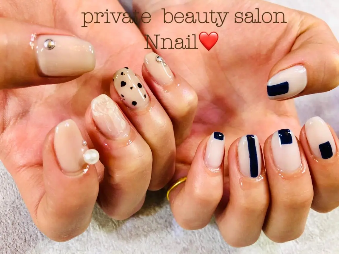 ネイル 持ち込み ハンドネイル 🌿Nnail🌿 プライベートサロンのネイルデザイン