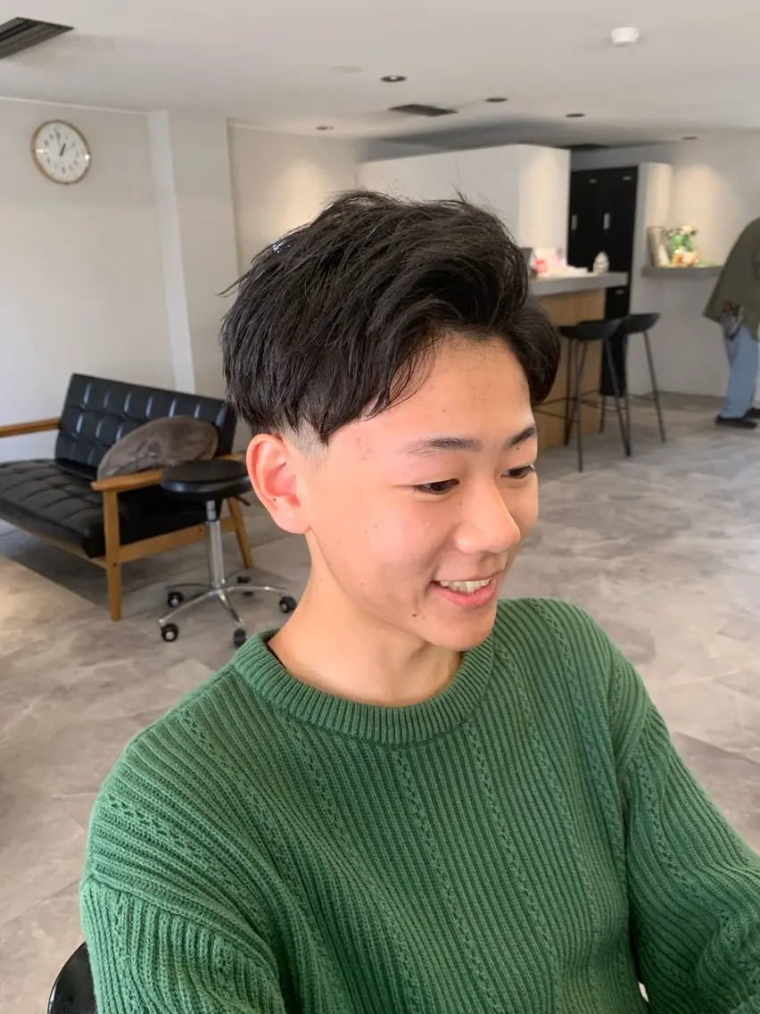 メンズ カット 濱野 晃佑のヘアスタイル