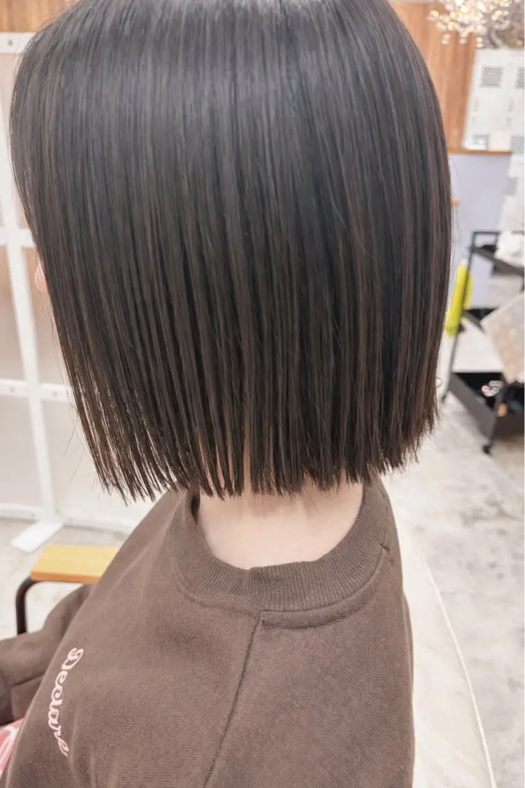 カット:ミディアム~ボブモデル💇🏻‍♀️（コタ使用🫧）🧴‎🤍【ワンレンのみ】の写真
