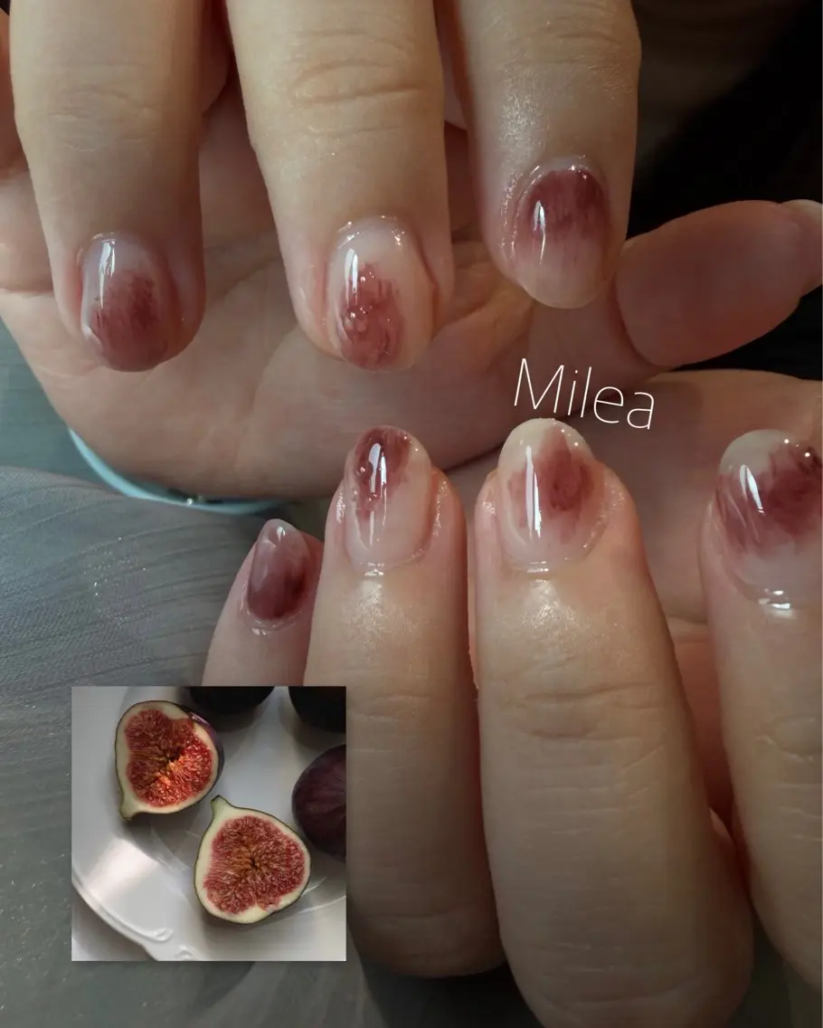 ネイル ハンドネイル Milea🩵 Sayaka🪩のネイルデザイン
