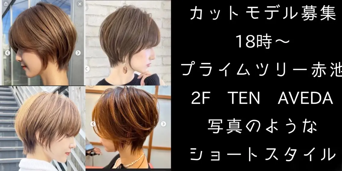 ショート カット 🧸 仲間ひめかのヘアスタイル