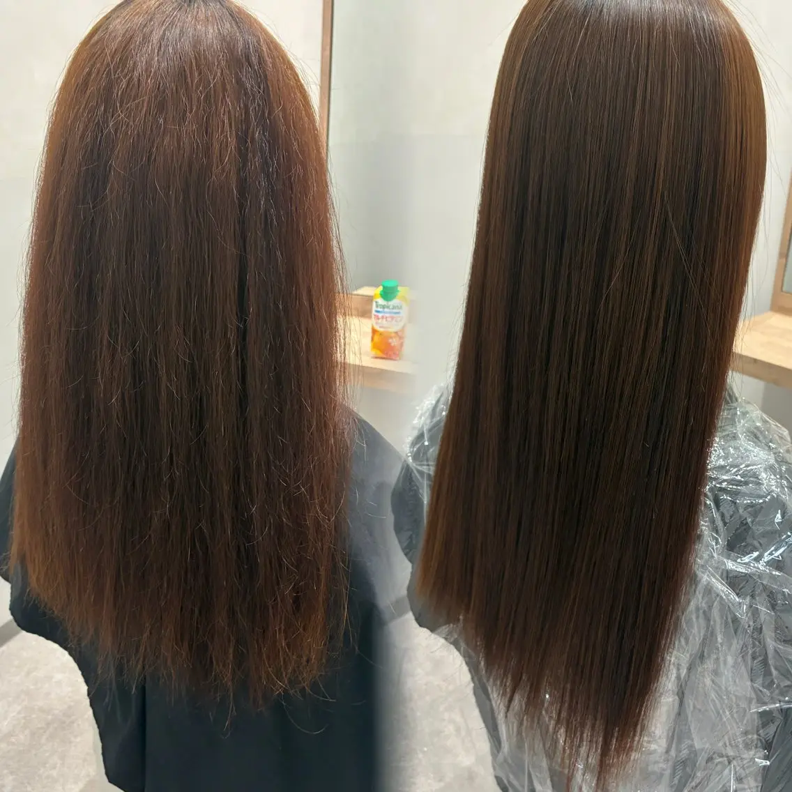 セミロング カット 縮毛矯正 トリートメント 森 隆秀/韓国ヘアのヘアスタイル