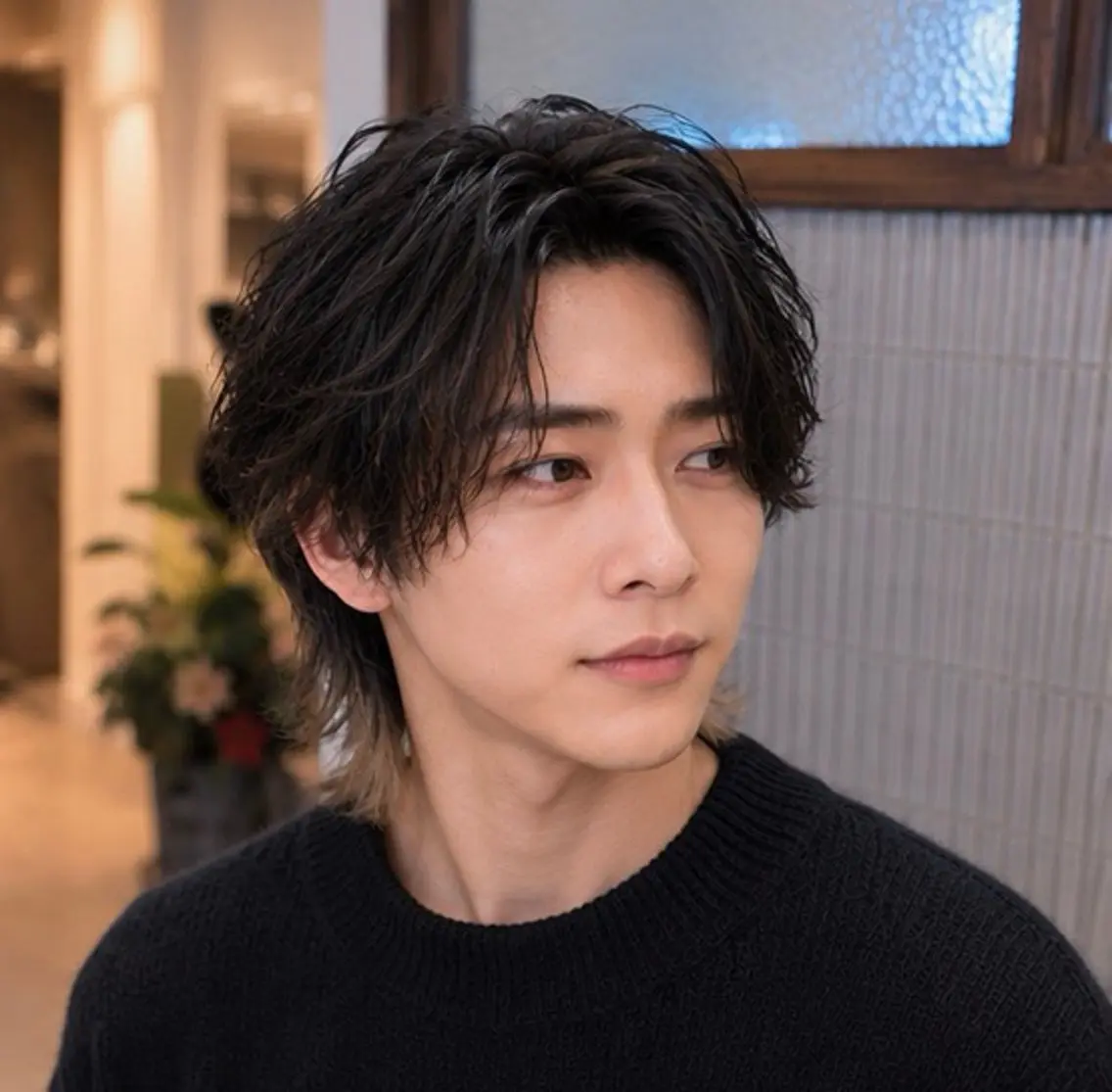 【波巻き/ツイスパ】色気と動きのメンズ特殊パーマ＋カット¥19,800→¥14,960の写真