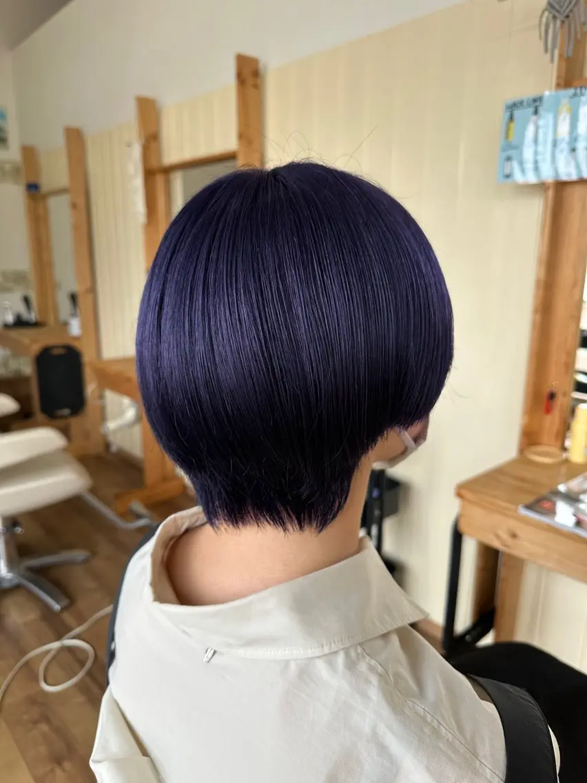 ショート カラー Agu hair 木間のヘアスタイル