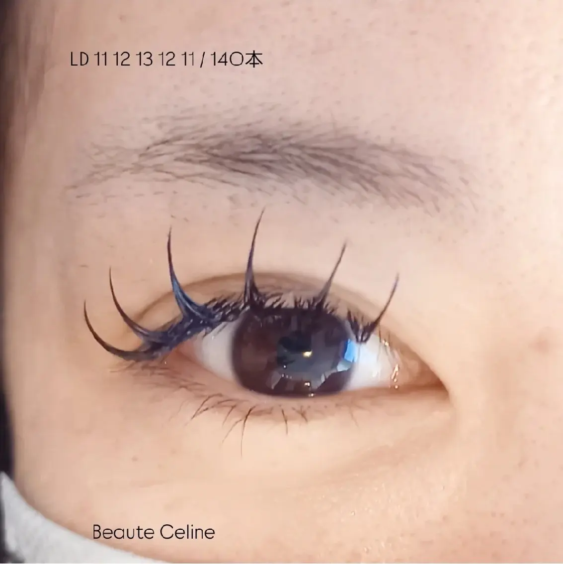 マツエク・マツパ Dカール マツエク LED✨beaute Celine🌛🌹のマツエク・マツパデザイン