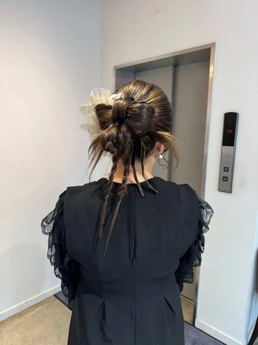 ヘアアレンジの写真