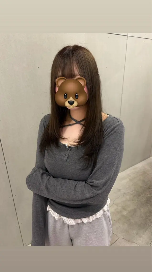 セミロング ヘアカラー 立花 怜礼のヘアスタイル