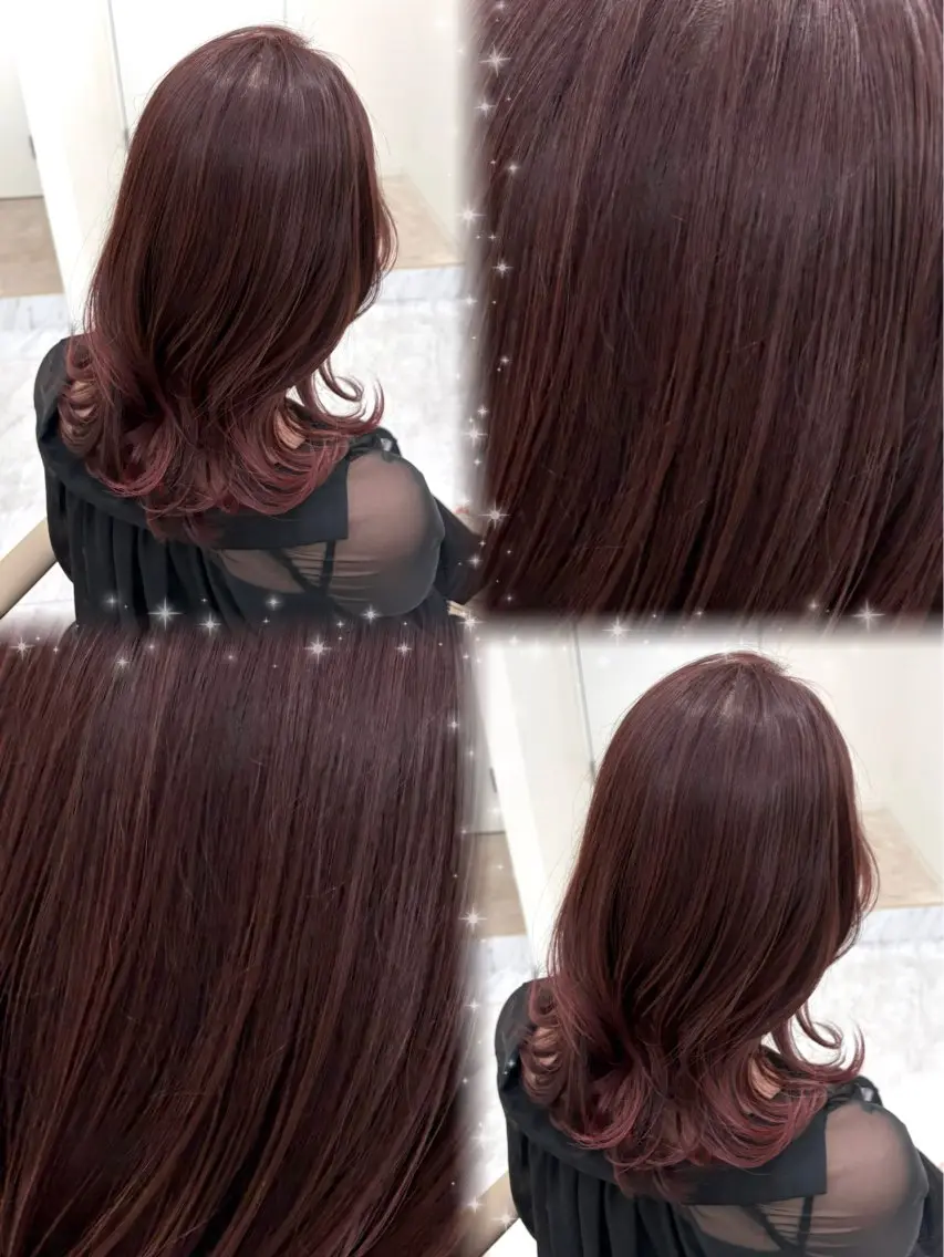 カラー ヘアカラー 河合 愛実のヘアスタイル