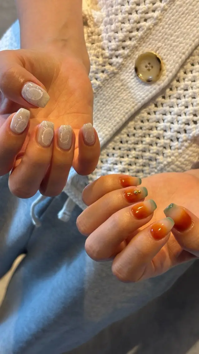 ネイル ニュアンスネイル シンプルネイル Umi Nail /Akariのネイルデザイン