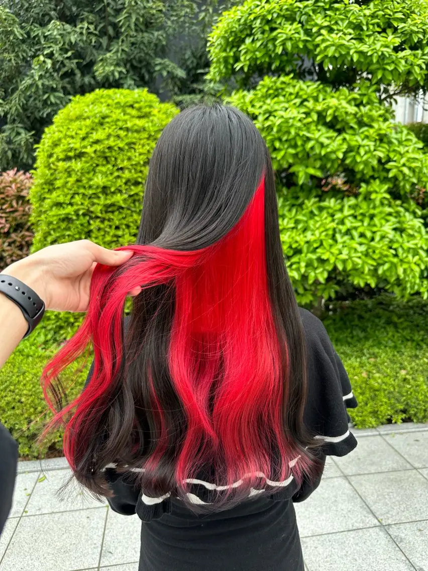 ロング カラー 🌙町田色落ち特化 🌙れいのヘアスタイル