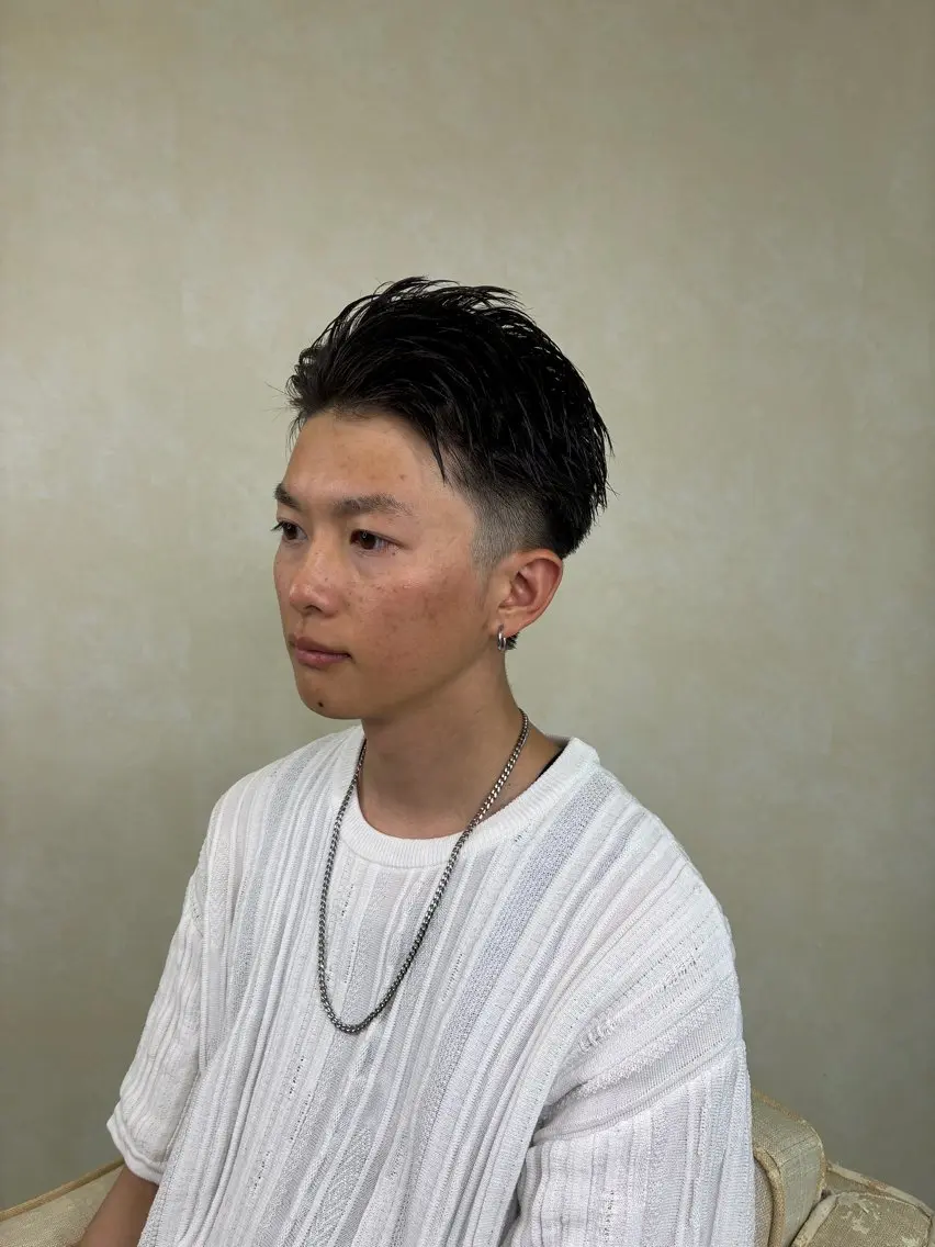 ショート メンズ カット メンズ特化✨パーマス タイル大得意安田海斗のヘアスタイル
