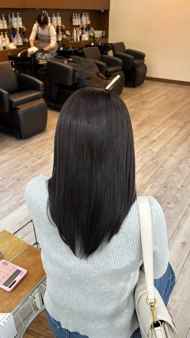 ミディアム カラー なぎは/似合わせ・ ナチュラルカラーのヘアスタイル