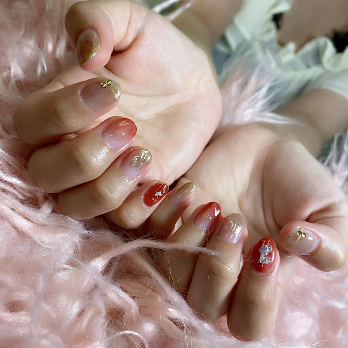 ネイル アートネイル ジェルネイル 持ち込み ニュアンスネイル Re:NaiL (リネイル)のネイルデザイン