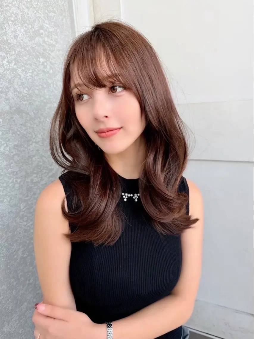 ロング ヘアカラー トリートメント カラーモデル様募集中 ／まひろのヘアスタイル